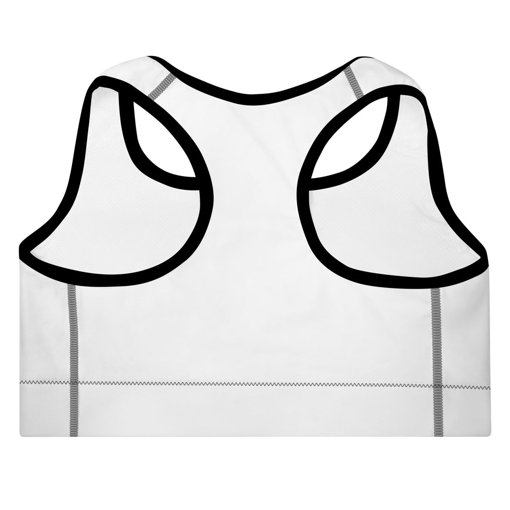 VVINONA Padded Sports Bra in black – back view