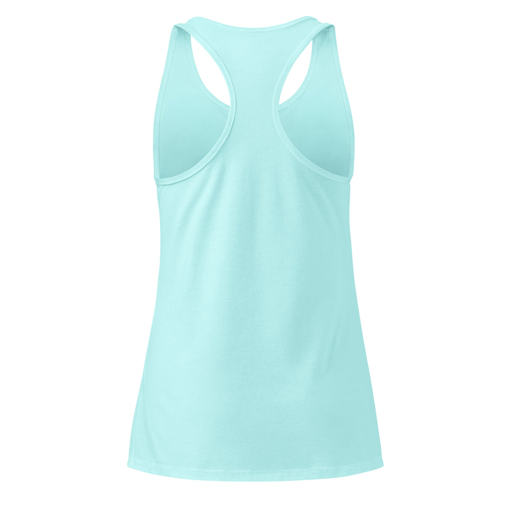 VVINONA Women's Fitted Racerback Tank in cancun – back view