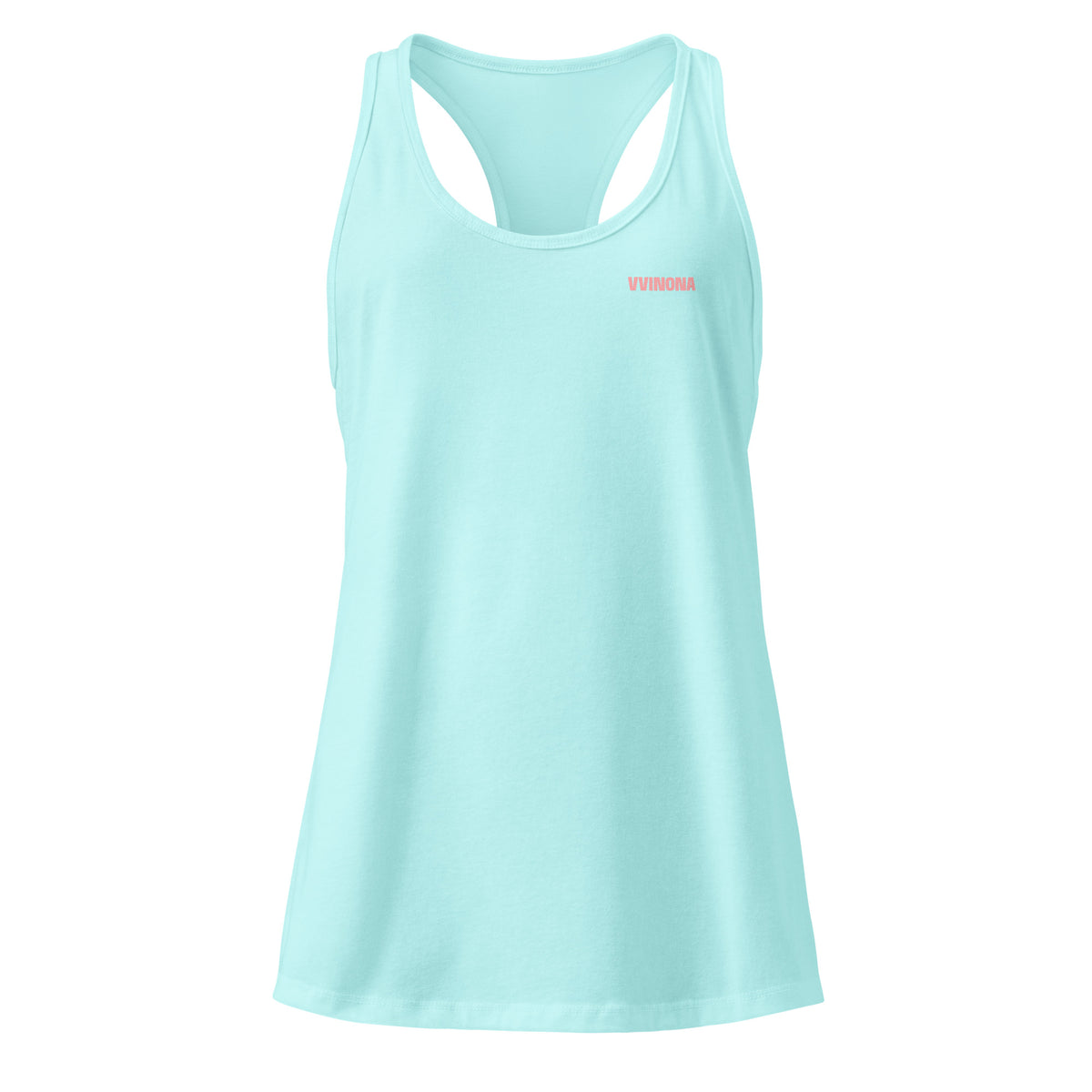 VVINONA Women's Fitted Racerback Tank in cancun – front view