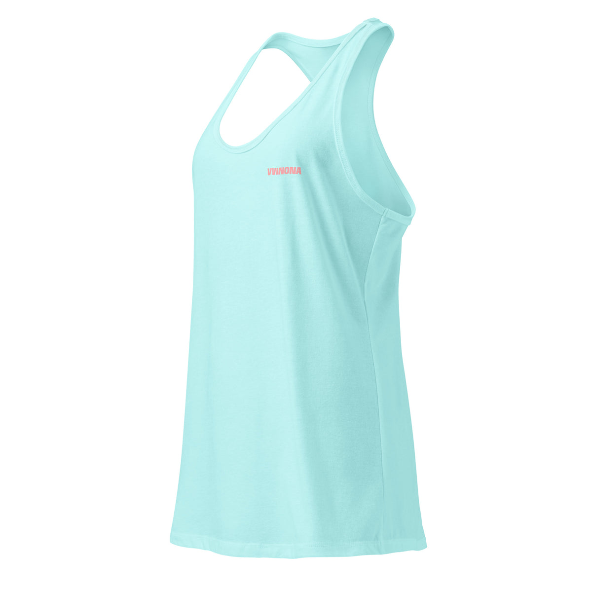 VVINONA Women's Fitted Racerback Tank in cancun – front left view